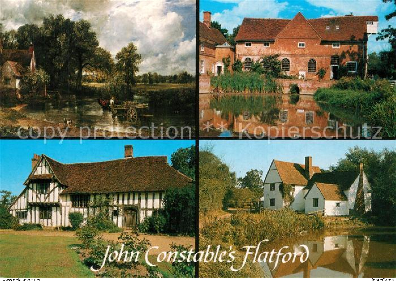 73607251 Flatford The Haywain By John Constable Painting Valley Farm Mill Willy  - Otros & Sin Clasificación