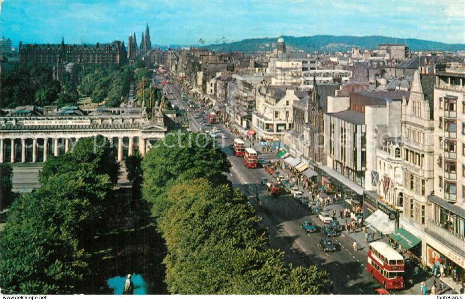 73606604 Edinburgh Princes Street From The Scott Monument Edinburgh - Sonstige & Ohne Zuordnung