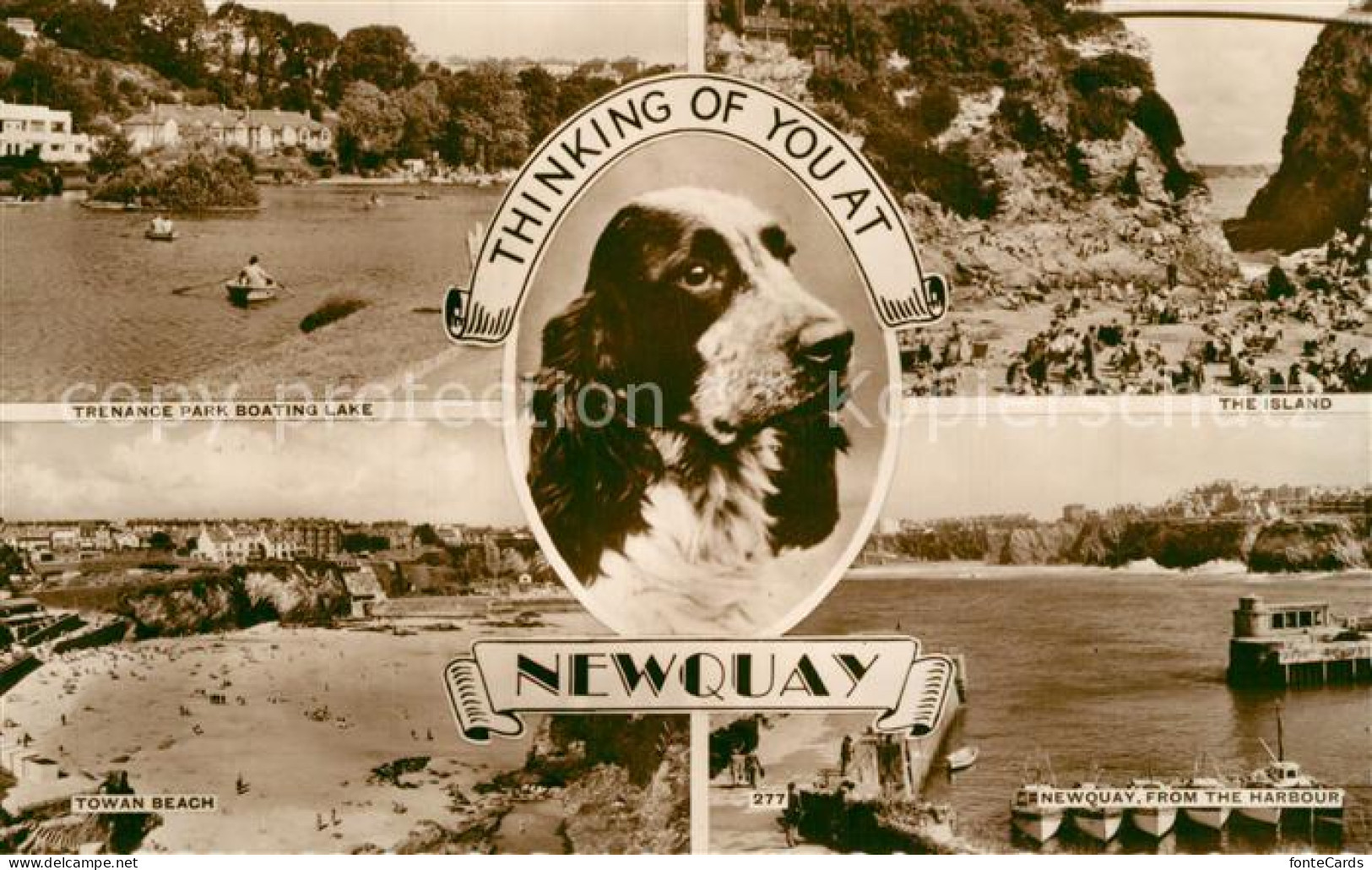 73606587 Newquay Trenance Park Boating Lake Towan Beach Dog Island Harbour Newqu - Other & Unclassified