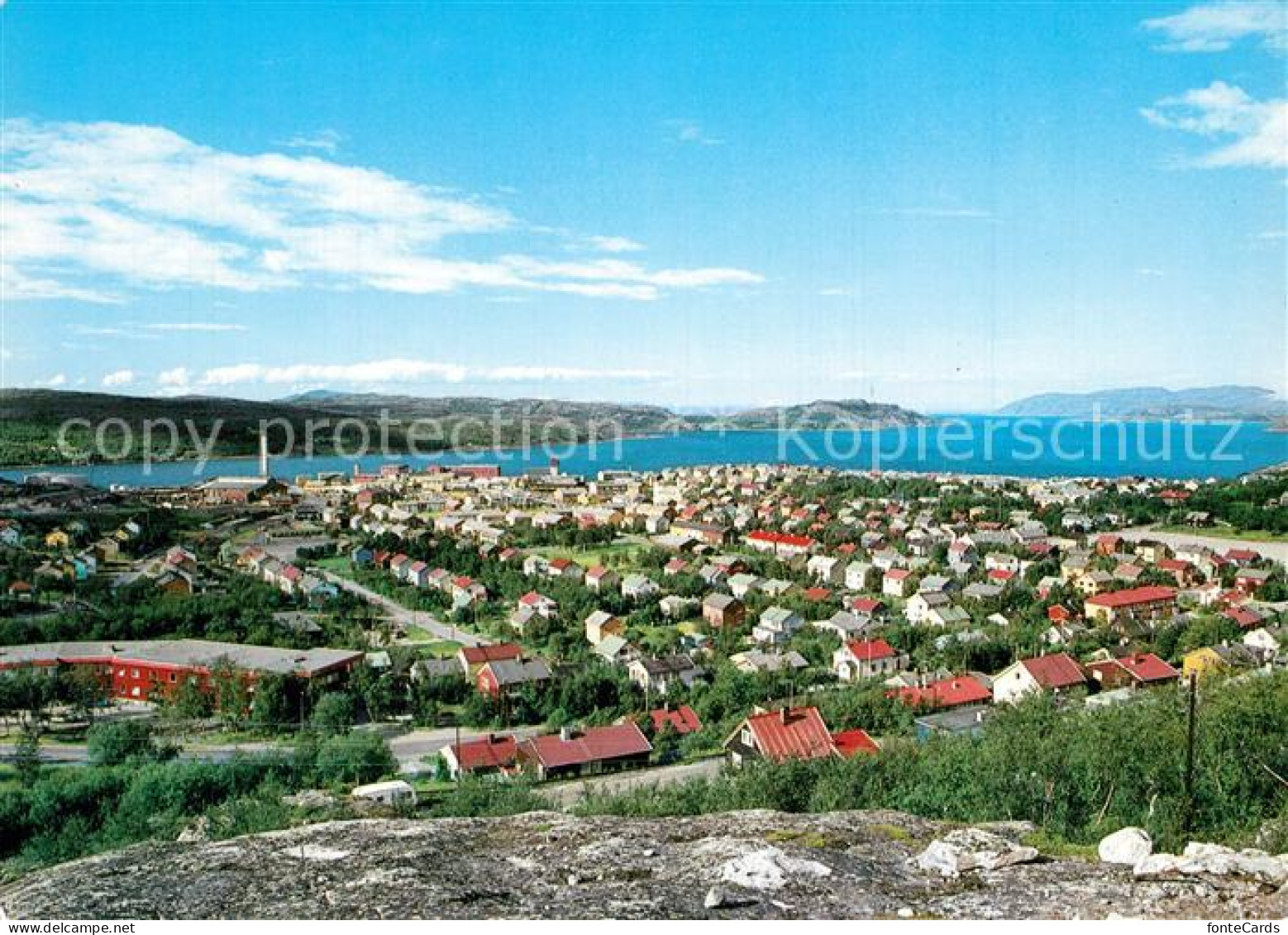 73605926 Kirkenes Utsikt Over Byen Og Fjorden Kirkenes - Norway