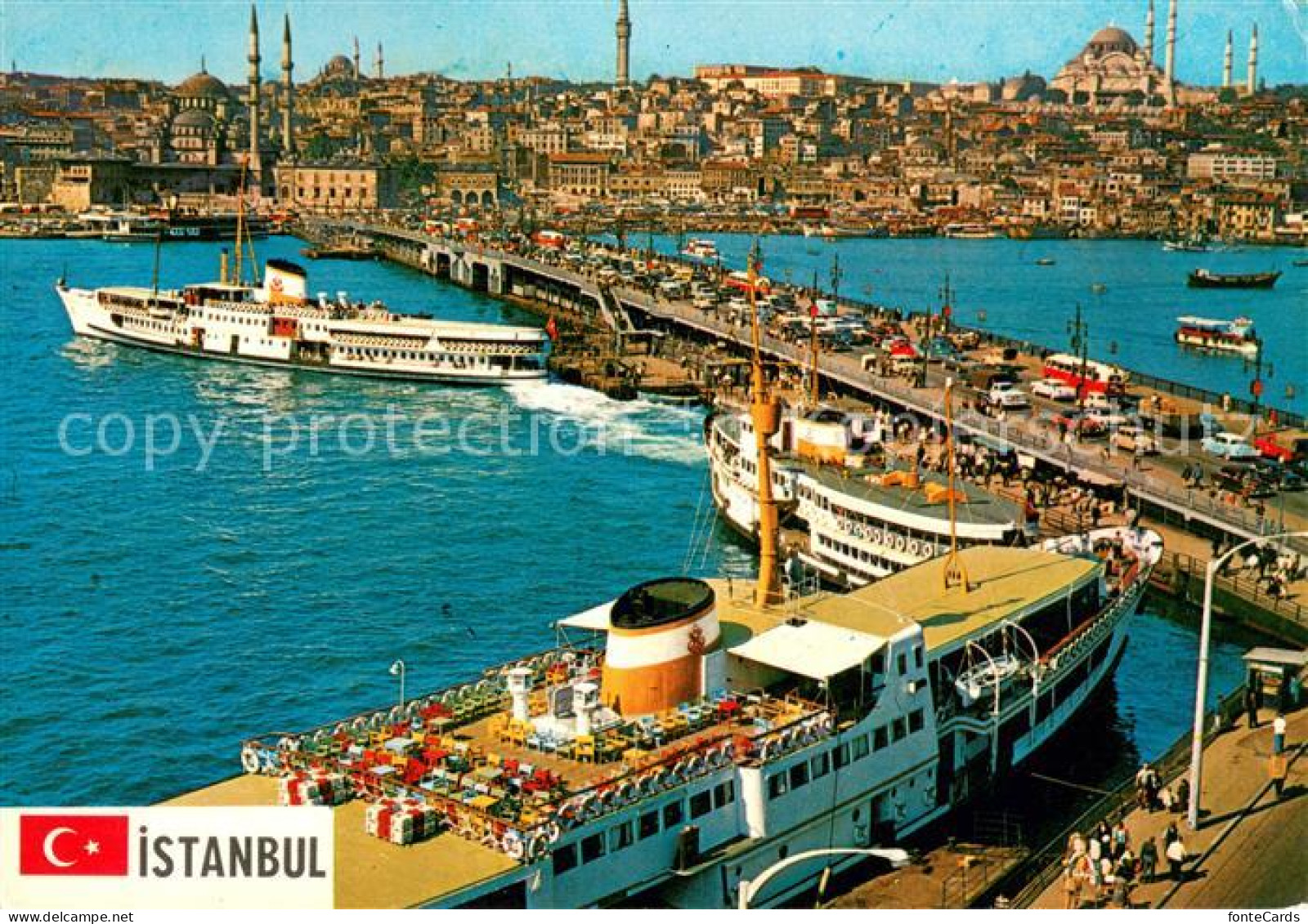 73605851 Istanbul Constantinopel Galata Bruecke Neue Moschee Und Sueleymaniye Is - Türkei