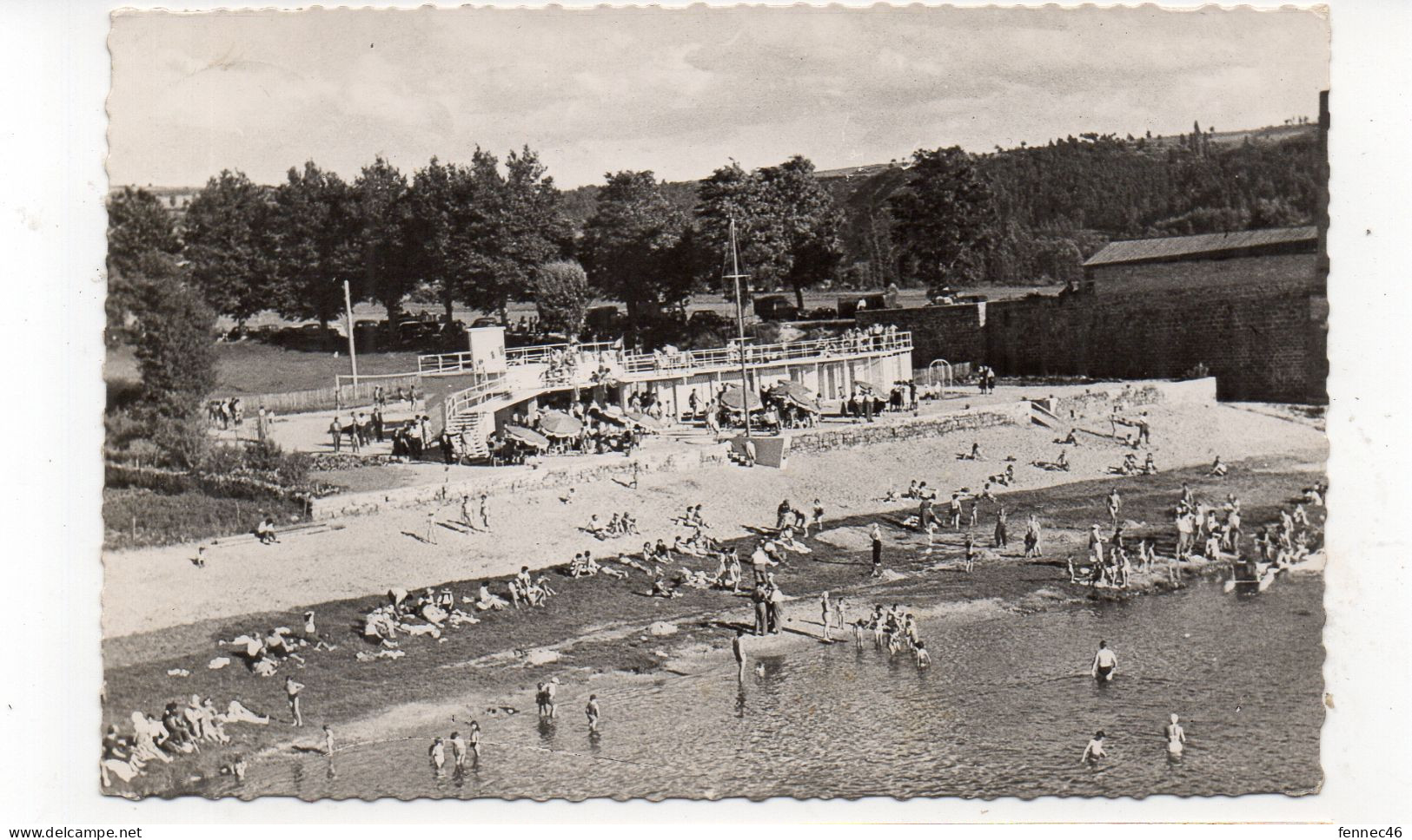 43 - BAS En BASSET - La Plage Moderne Sur La Loire - Animée - 1952 (K180) - Other & Unclassified