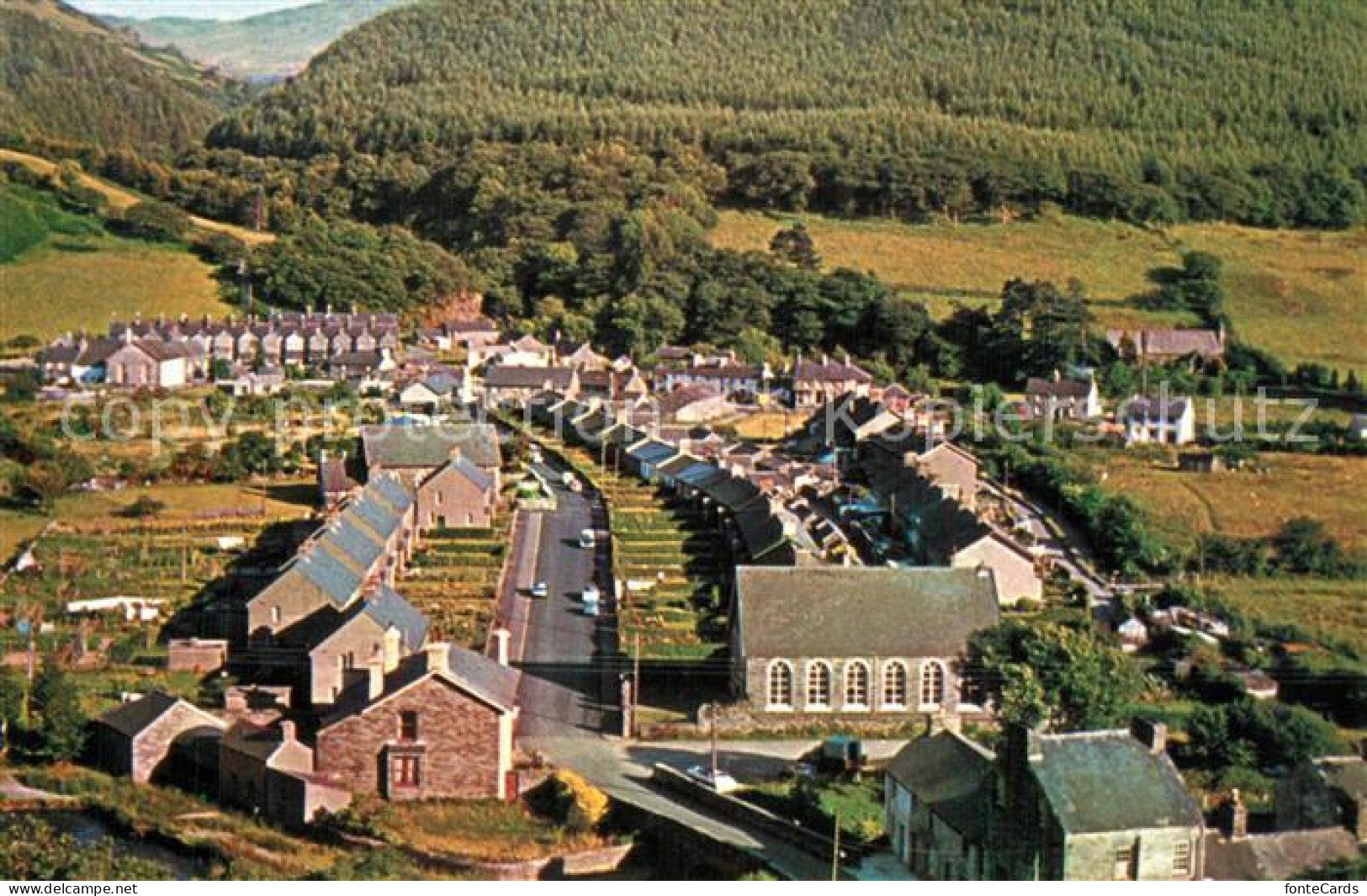 73603245 Abergynolwyn Village Panorama   - Other & Unclassified