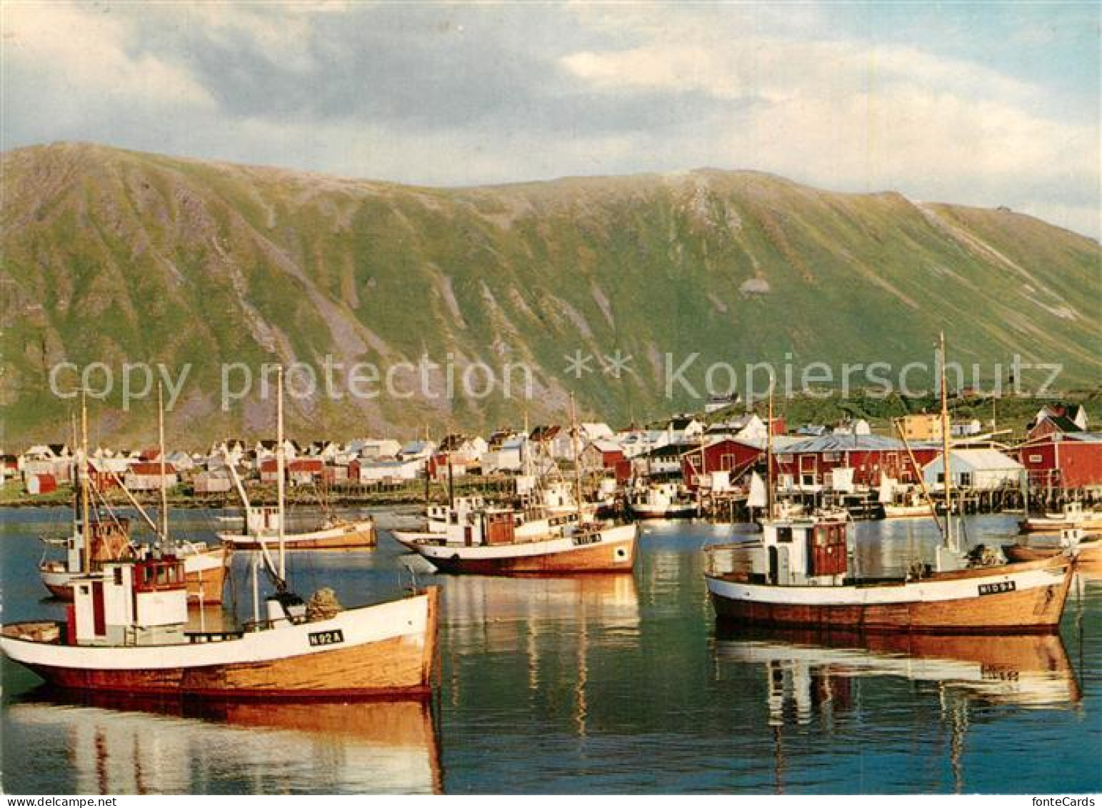 73602037 Norwegen Norge Fishing Boats In Harbour Norwegen Norge - Norway