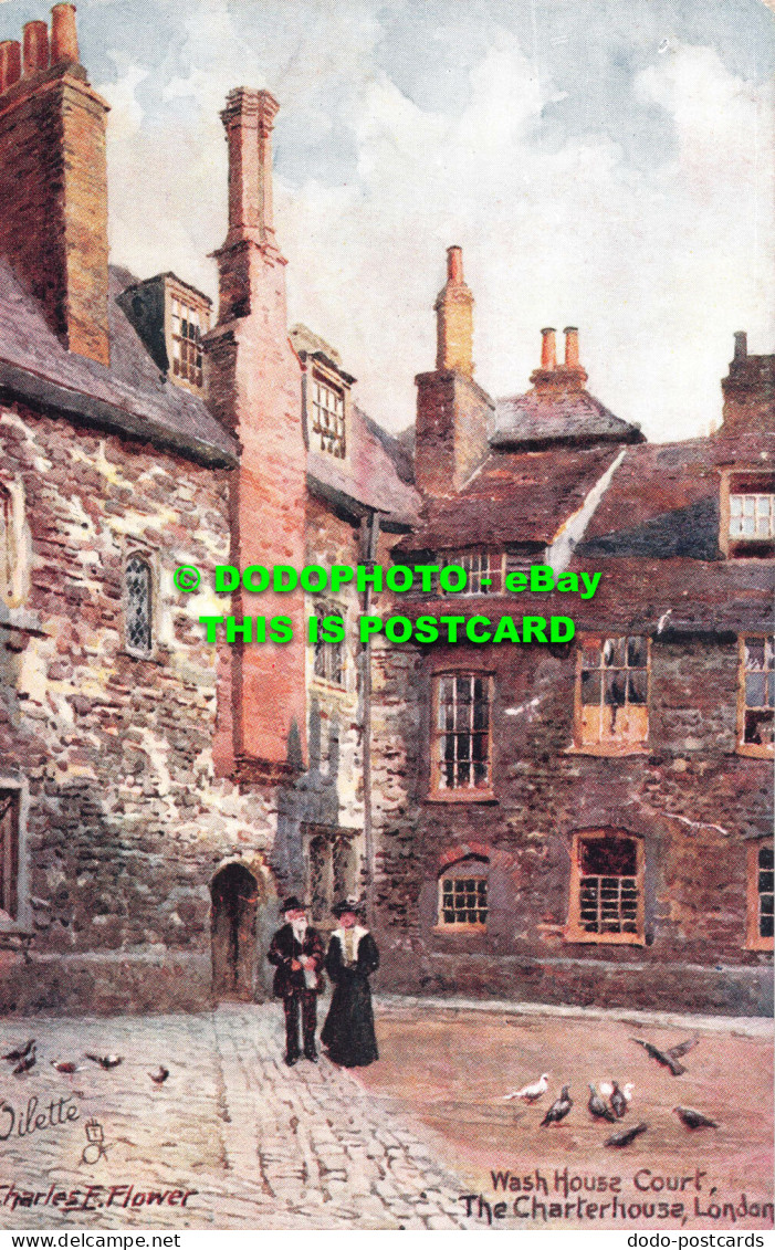 R544688 London. Wash House Court. The Charterhouse. Tuck. Oilette. Postcard 7616 - Other & Unclassified