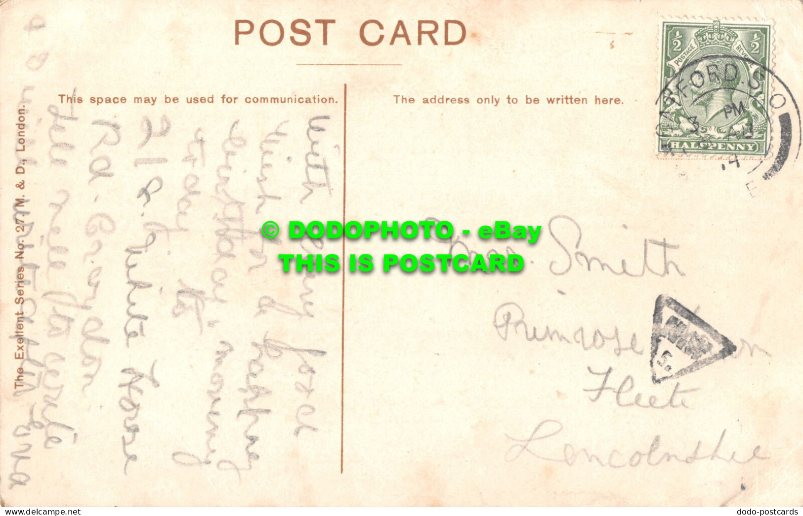 R544287 National Gallery. London. Exellent Series. No. 27. M. And D. 1914 - Other & Unclassified