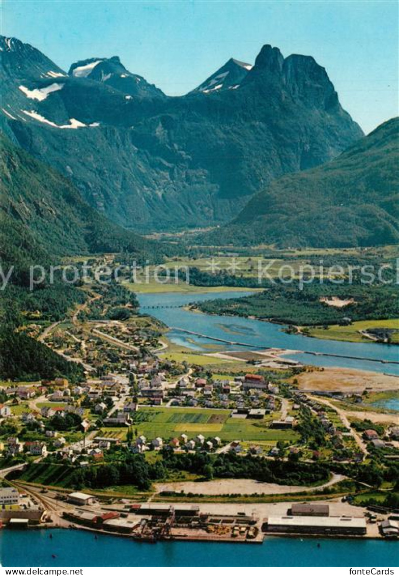 73601705 Andalsnes Fliegeraufnahme Mit Romsdalshorn Andalsnes - Norway