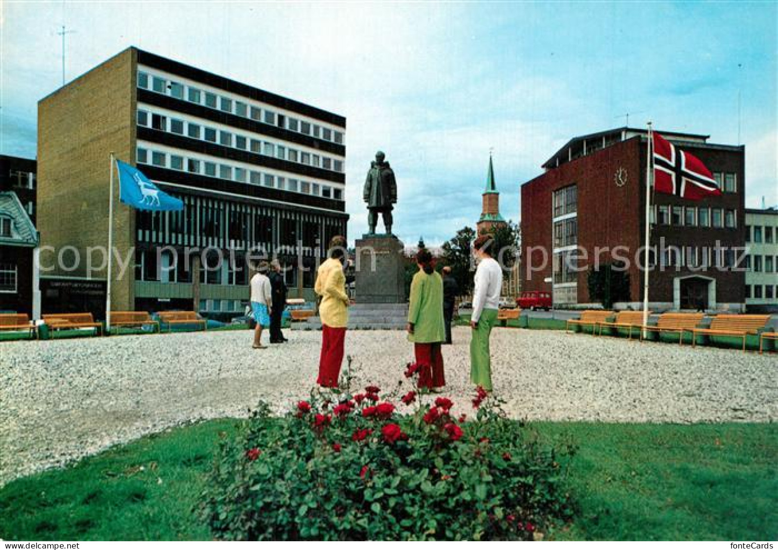 73601313 Tromsoe Roald Amundsen Monument Tromsoe - Norwegen