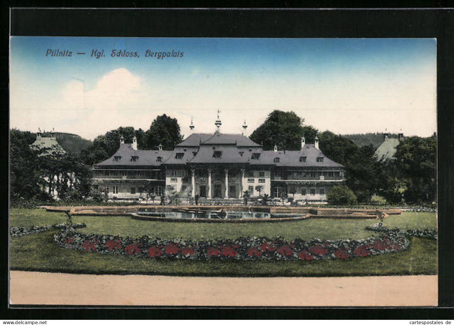 AK Dresden-Pillnitz, Ansicht Des Kgl. Schlosses, Bergpalais  - Pillnitz