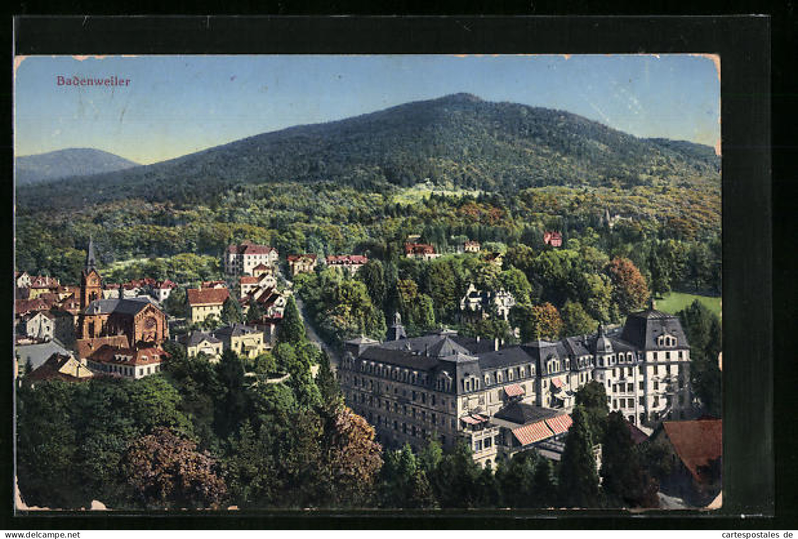 AK Badenweiler, Ortsansicht Aus Der Vogelschau  - Badenweiler