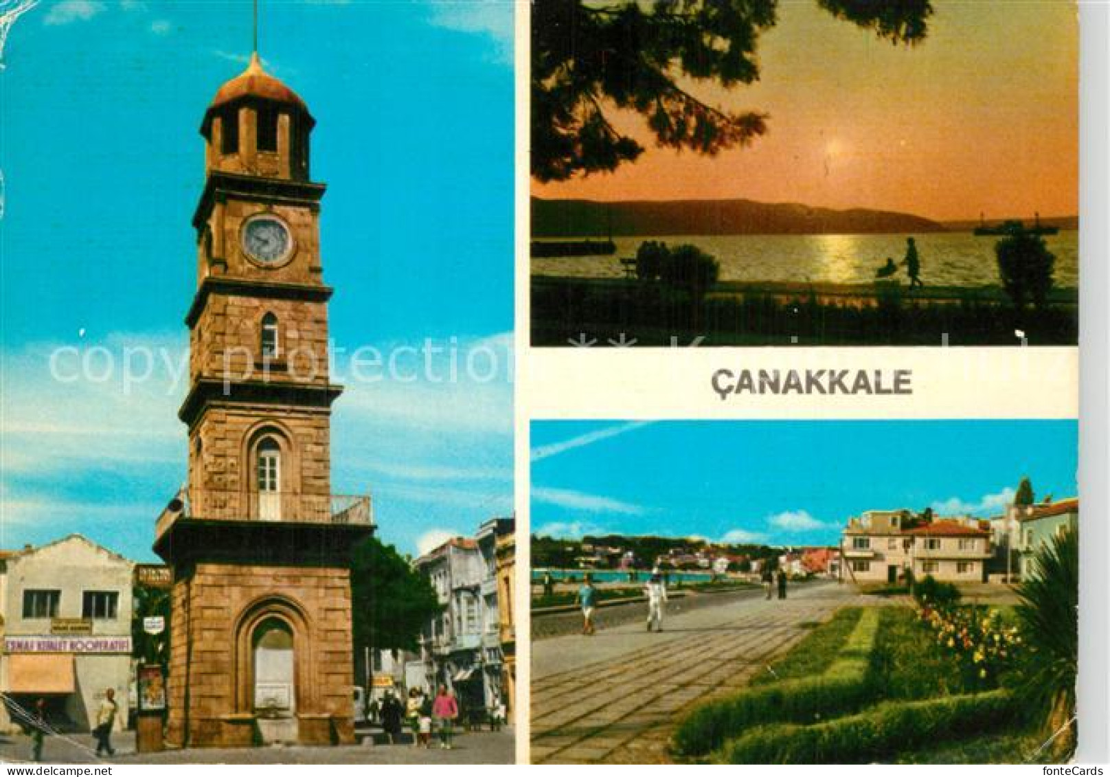 73601105 Canakkale Uhrturm Tarihi Saat Kulesi Canakkale - Turquia