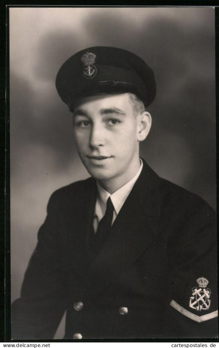 Fotografie Matrose In Uniform Der Englischen Handels-Marine  - Bateaux