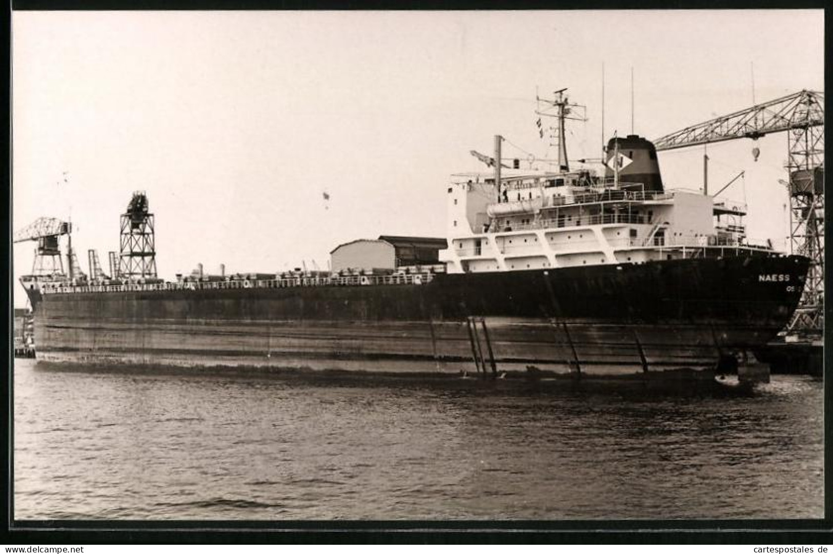 Fotografie Frachtschiff Naess Me Heimathafen Oslo  - Boats