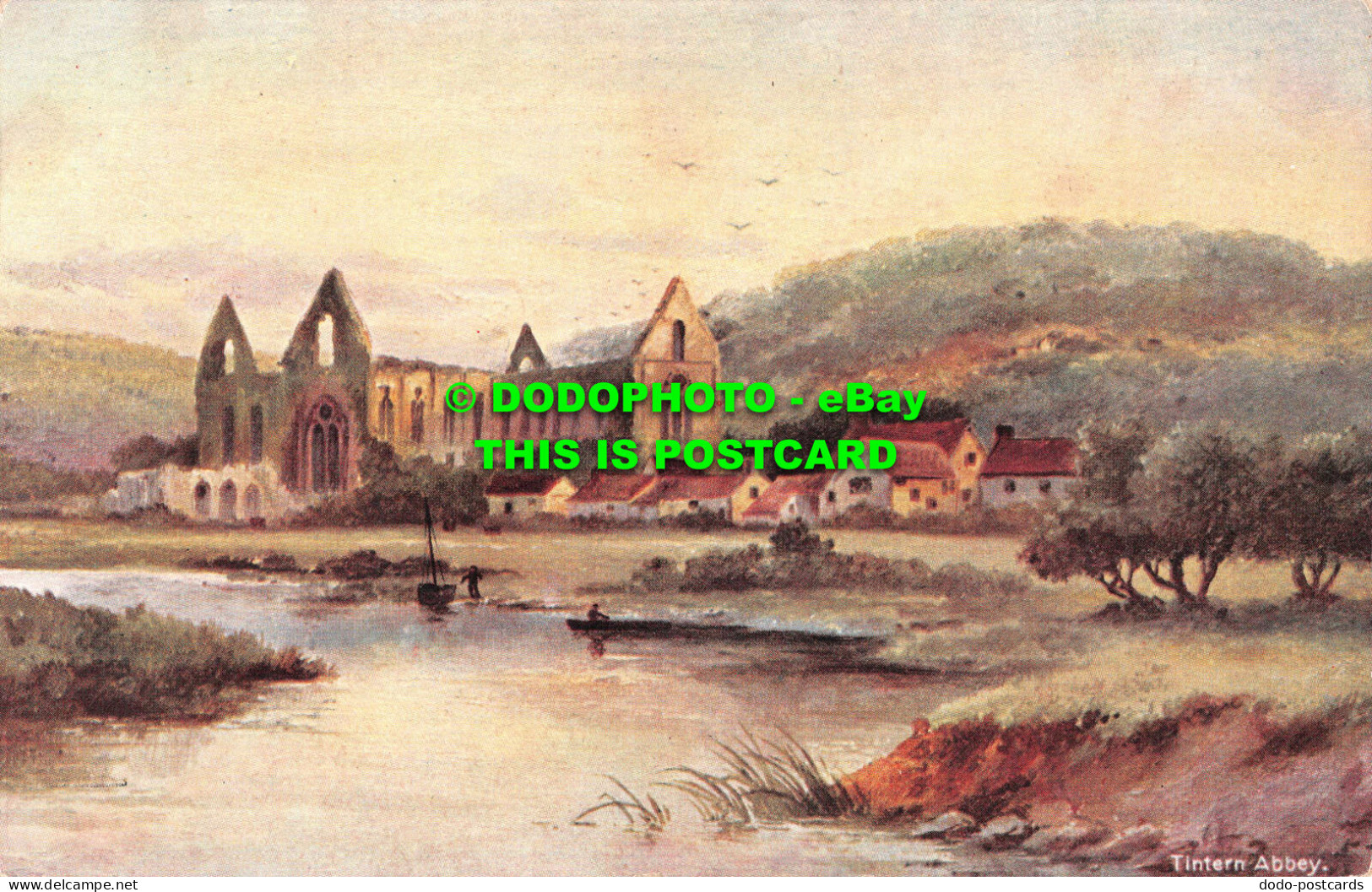 R544334 Tintern Abbey. B. B. London. Series No. A3 - Other & Unclassified