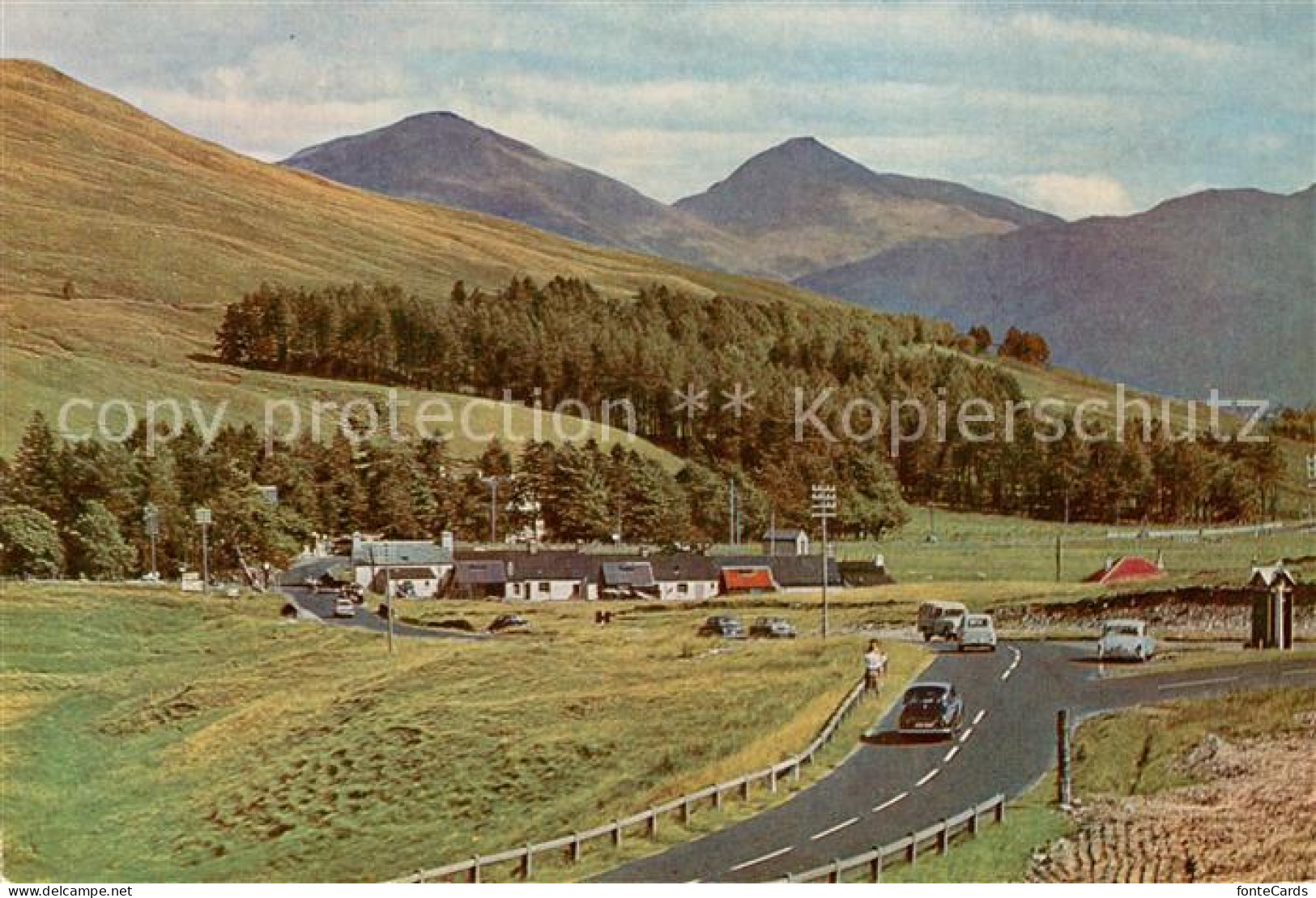 73597078 Perthshire Schottland Ben More And Stobinian From Tyndrum Crossroads Pe - Sonstige & Ohne Zuordnung