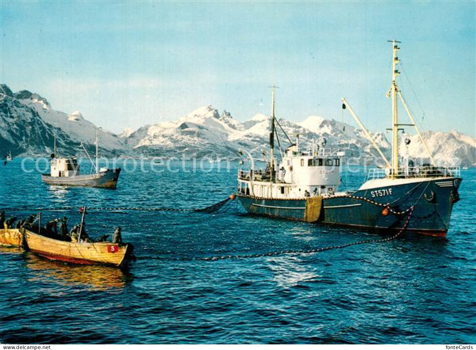 73595307 Norge Norwegen Fishing Boats In Action Norge Norwegen - Norvège
