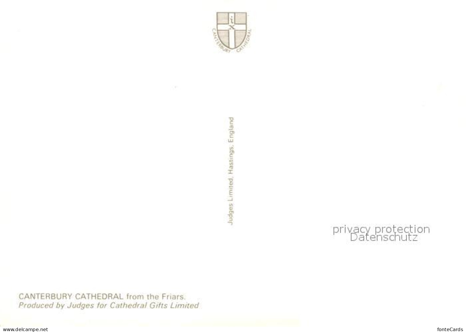73595201 Canterbury Kent Cathedral From The Friars  - Altri & Non Classificati