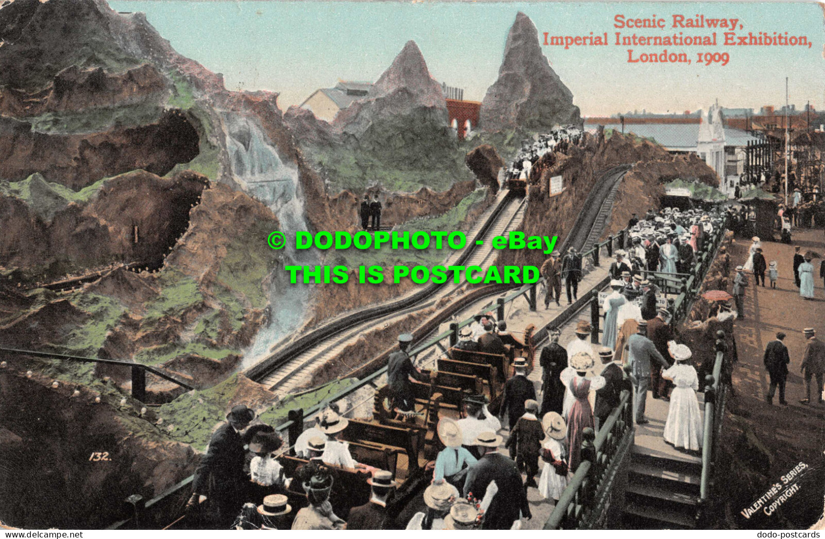 R545016 London. Scenic Railway. Imperial International Exhibition. Valentine Ser - Other & Unclassified