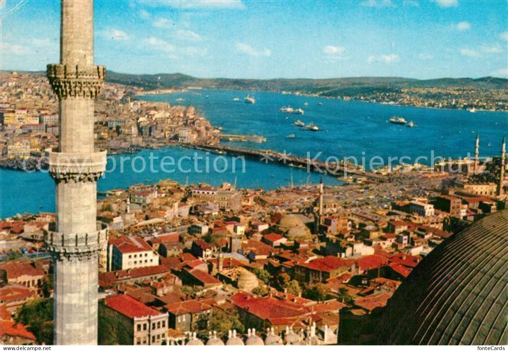 73591919 Istanbul Constantinopel Goldenes Horn Galatabruecke Bosphorus Moschee S - Turquia