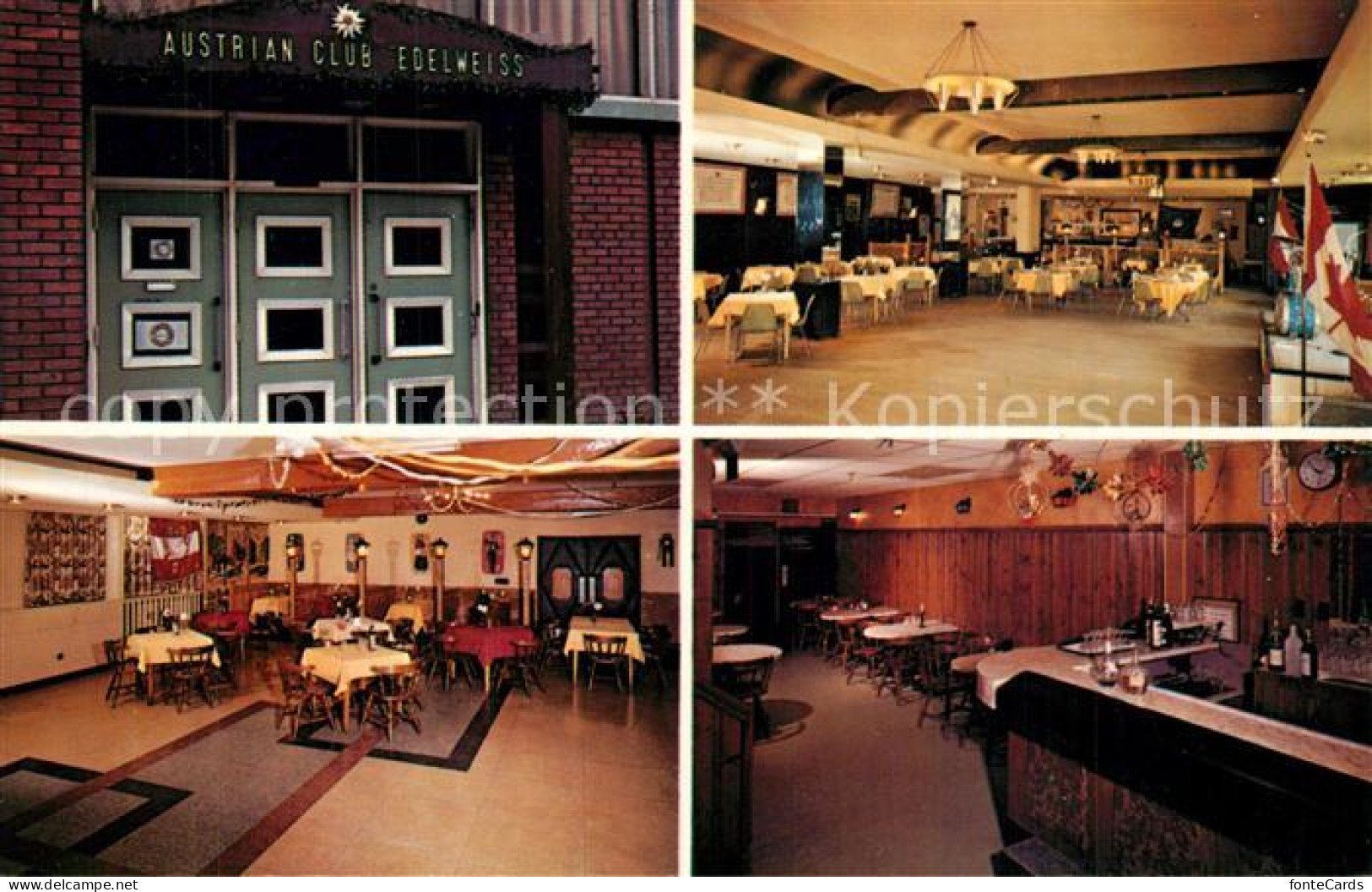 73591201 Toronto Canada Austrian Club Edelweiss Restaurant Toronto Canada - Zonder Classificatie