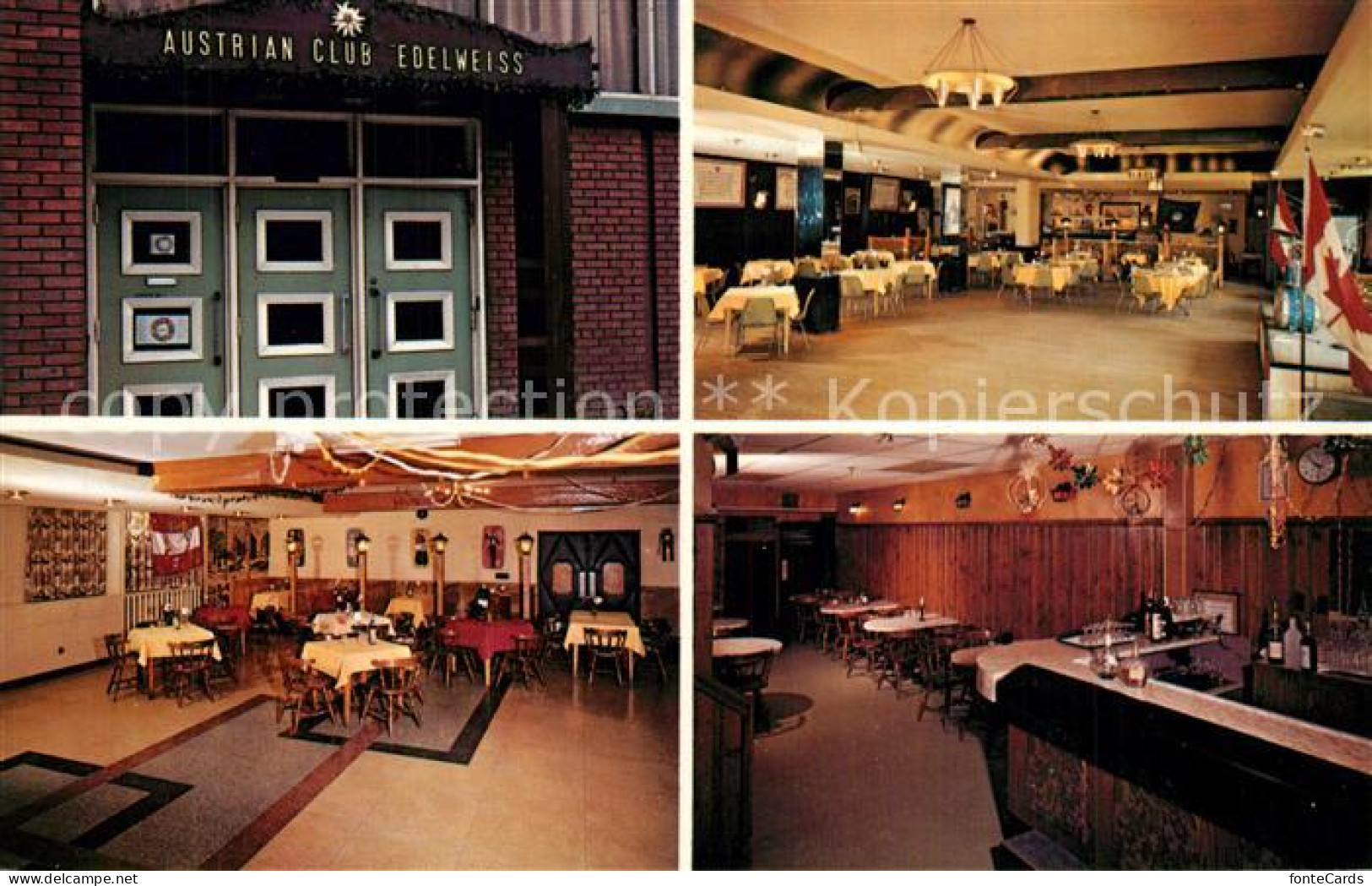 73591200 Toronto Canada Austrian Club Edelweiss Restaurant Toronto Canada - Zonder Classificatie