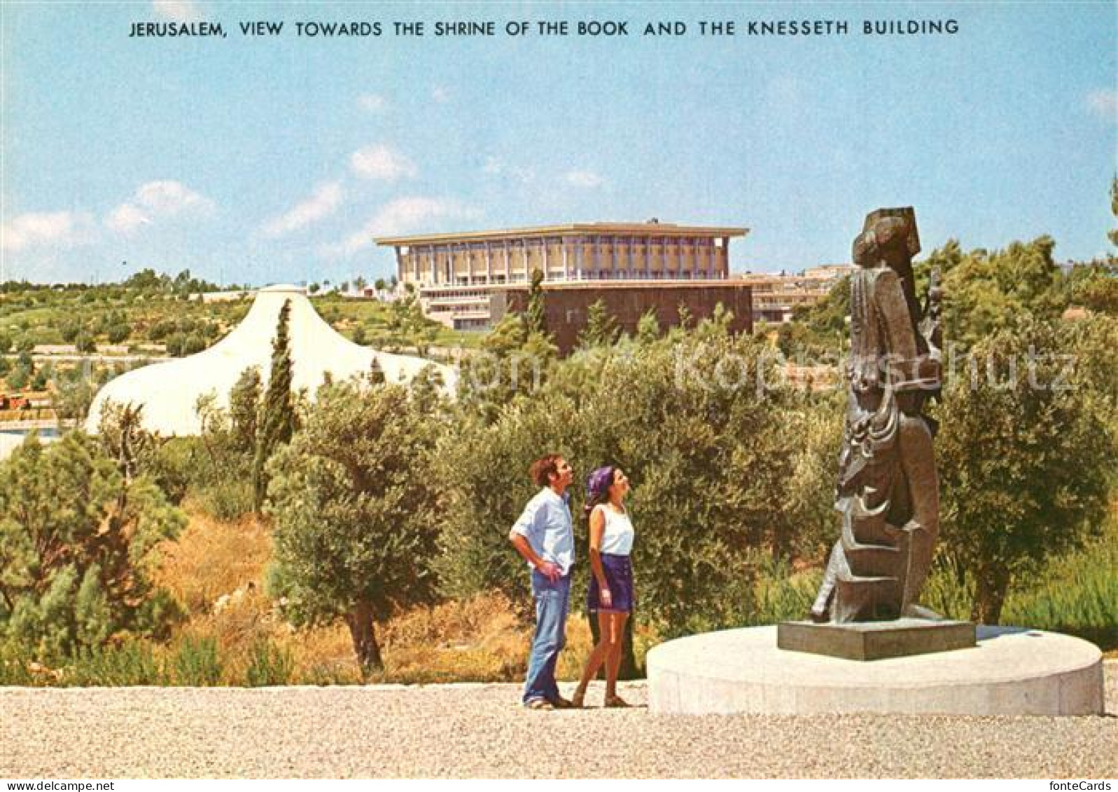 73591091 Jerusalem Yerushalayim Shrine Of The Book And Knesseth Building Jerusal - Israel