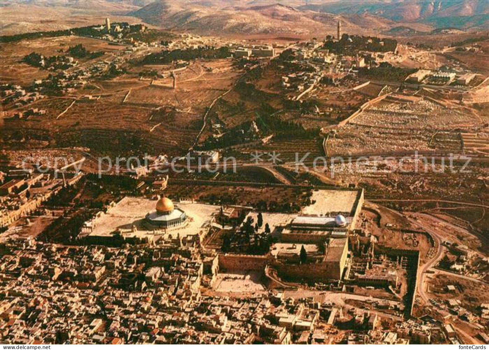 73591086 Jerusalem Yerushalayim Fliegeraufnahme Old City Jerusalem Yerushalayim - Israel