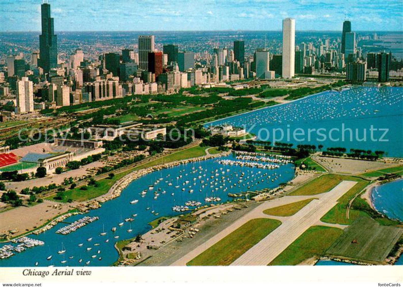 73590473 Chicago_Illinois Aerial View - Sonstige & Ohne Zuordnung