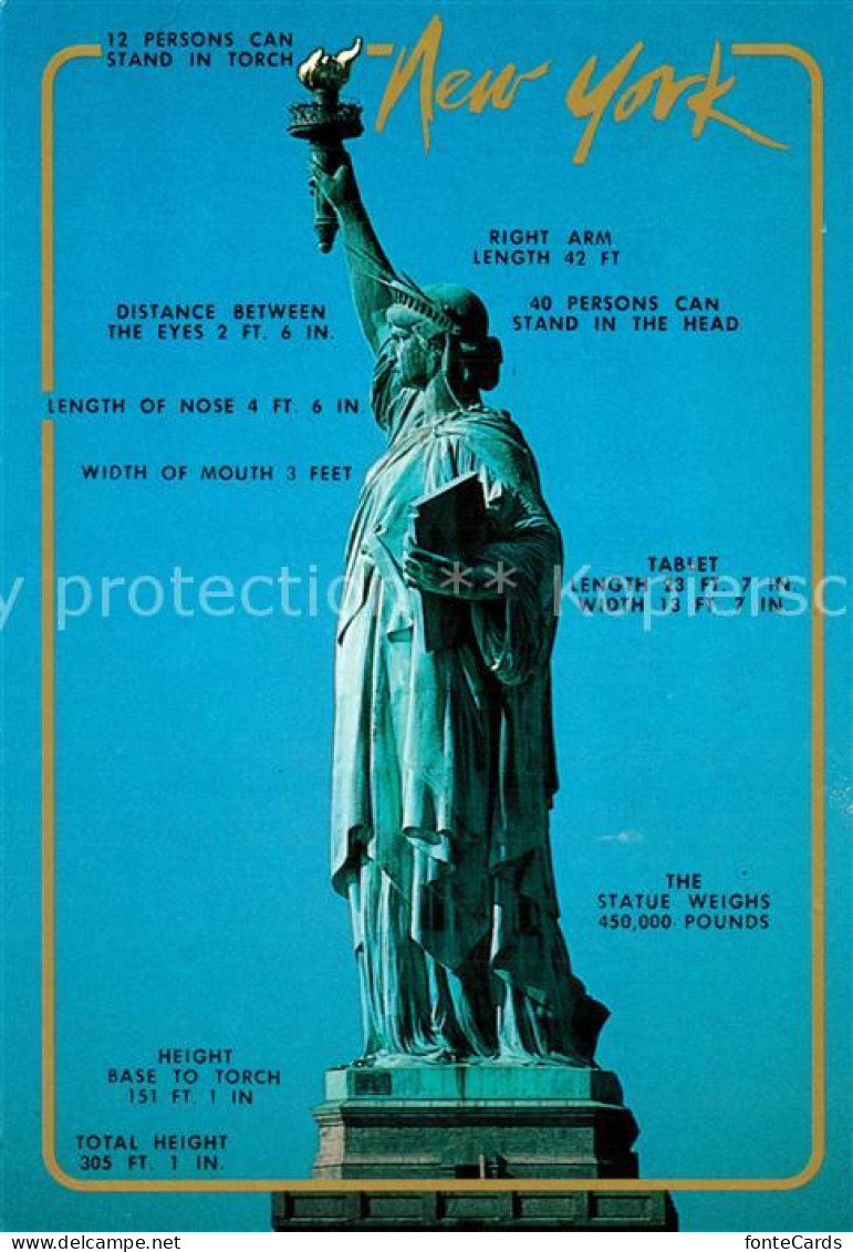 73590470 New_York_City Statue Of Liberty National Monument Liberty Island - Altri & Non Classificati
