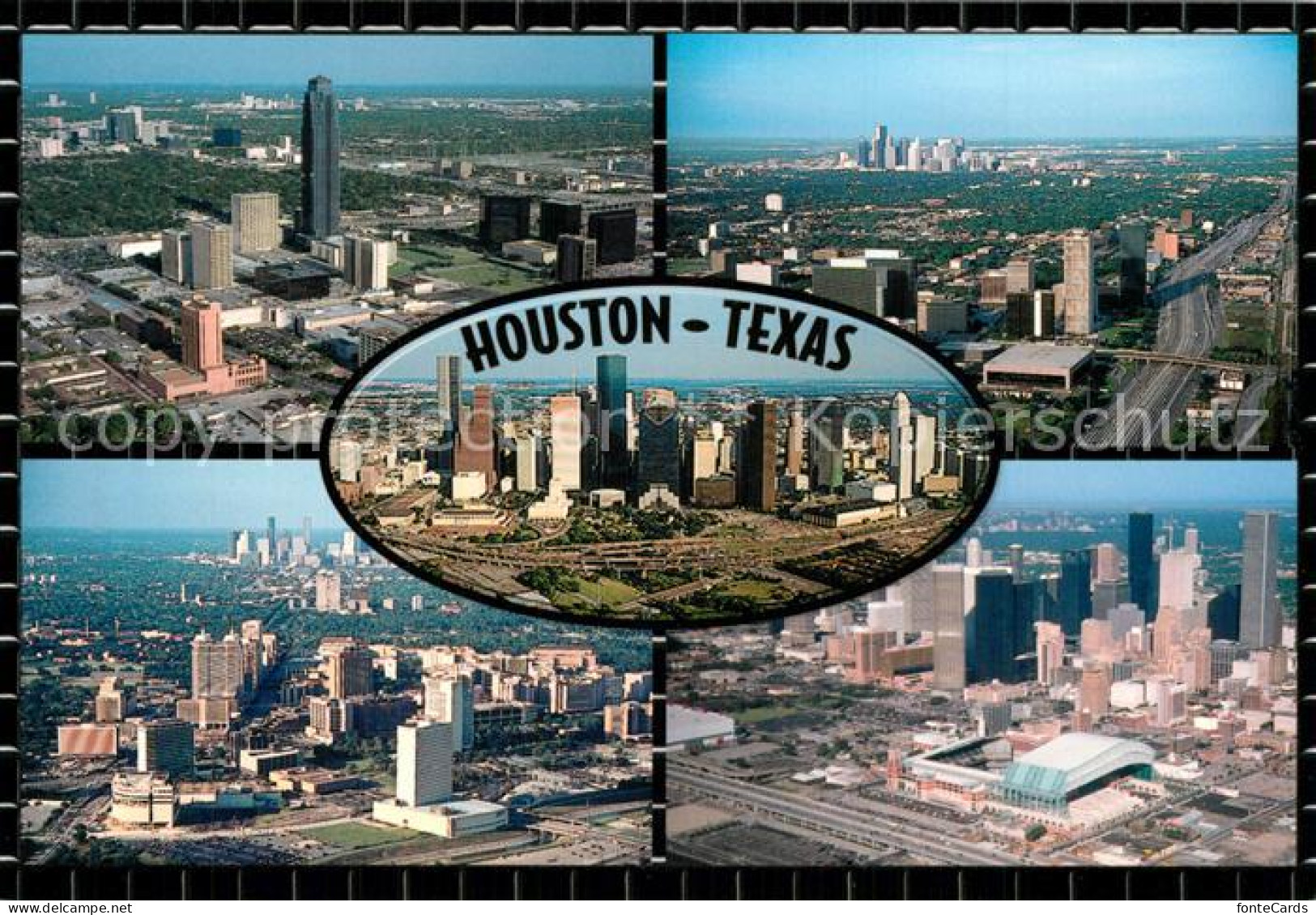 73590452 Houston_Texas Skylines Of The City Galleria Greenway Plaza Compaq Cente - Autres & Non Classés