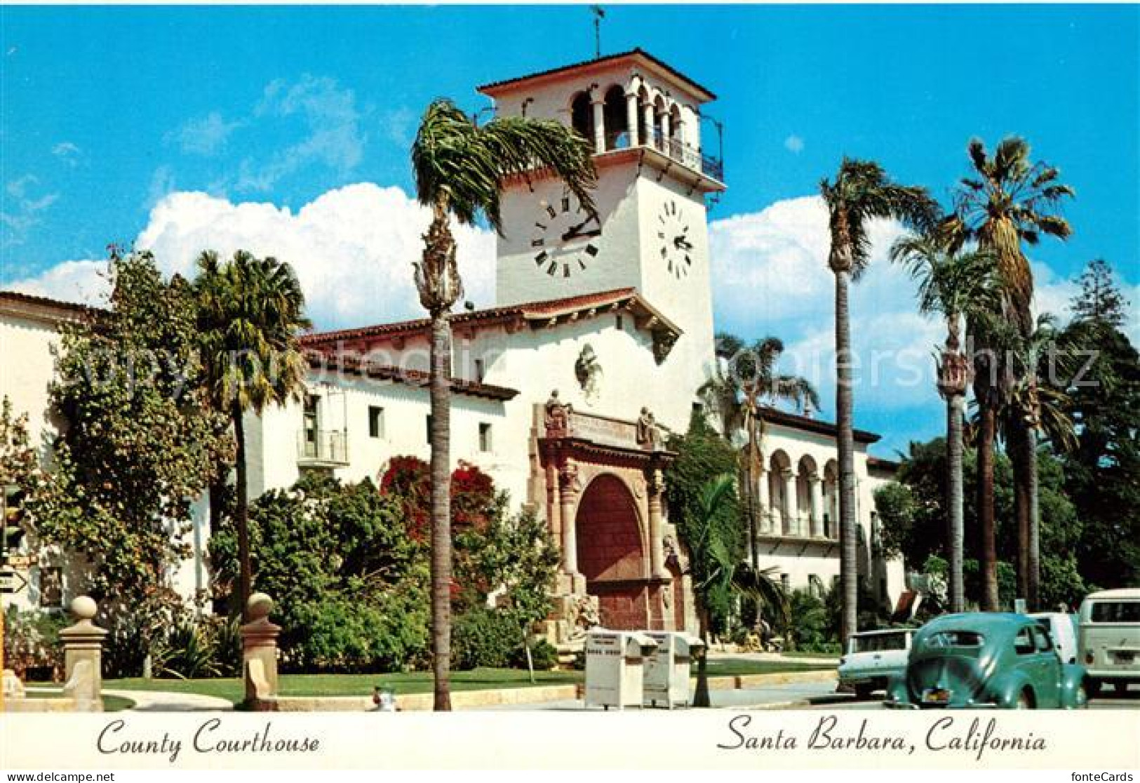 73590441 Santa_Barbara_California County Courthouse - Andere & Zonder Classificatie