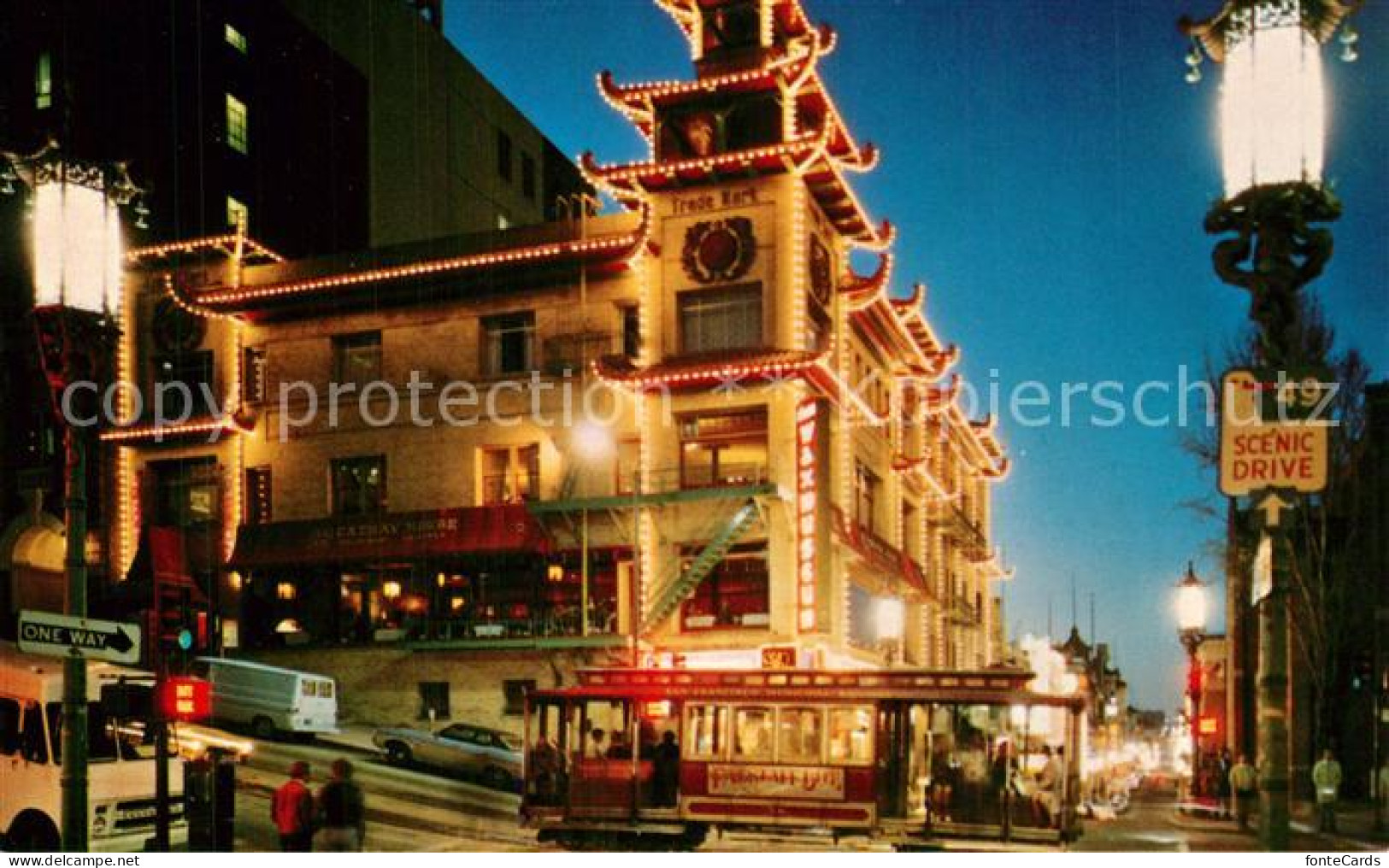 73589949 San_Francisco_California Chinatown At Night - Autres & Non Classés