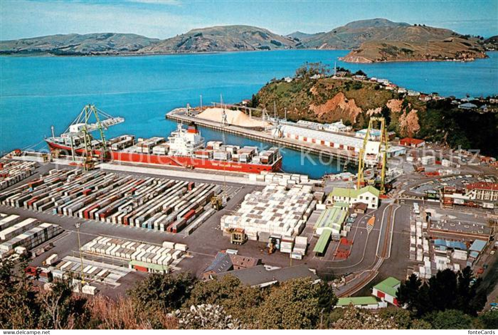 73589565 Chalmers Fliegeraufnahme Port And Otago Harbour  - Other & Unclassified
