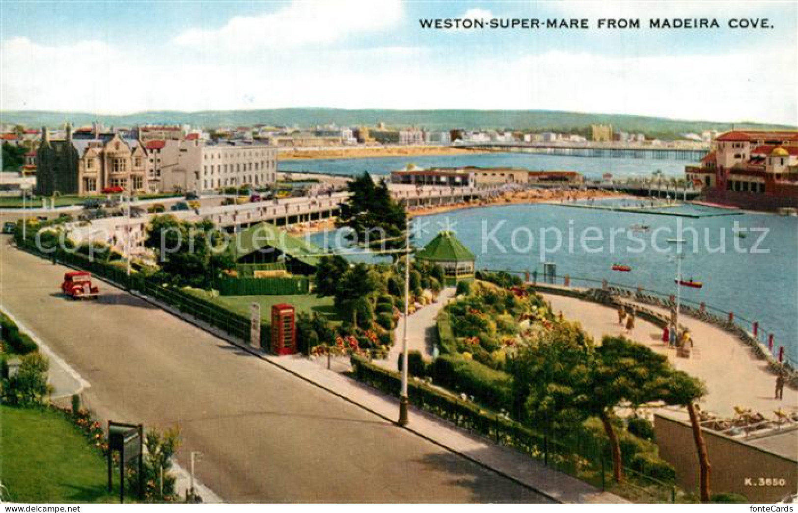 73589055 Weston-super-Mare From Madeira Cove Weston-super-Mare - Sonstige & Ohne Zuordnung
