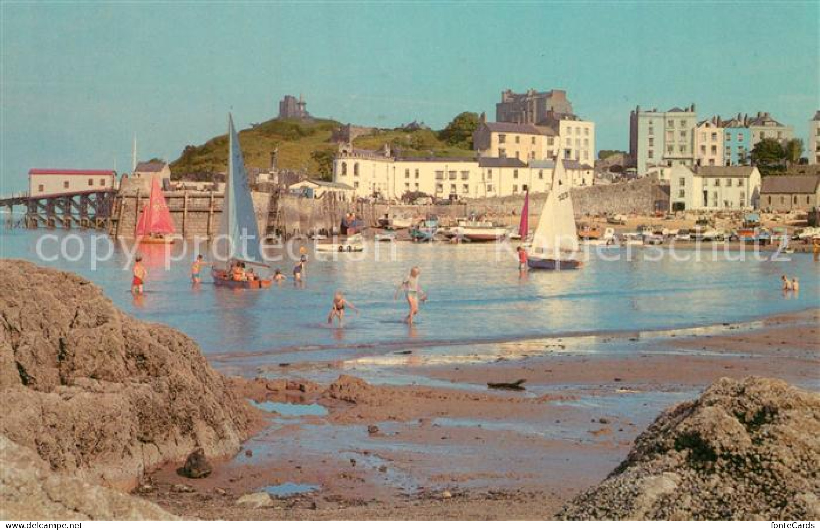 73589012 Tenby North Beach Harbour Tenby - Other & Unclassified