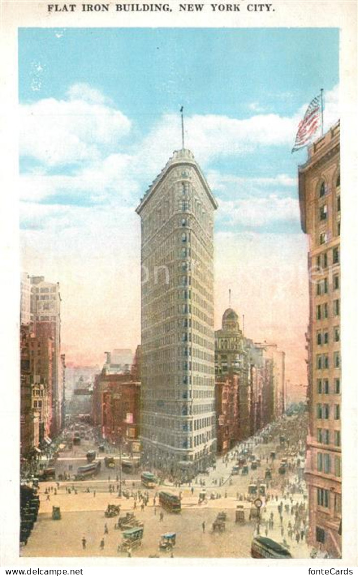 73588832 New_York_City Flat Iron Building Illustration - Autres & Non Classés