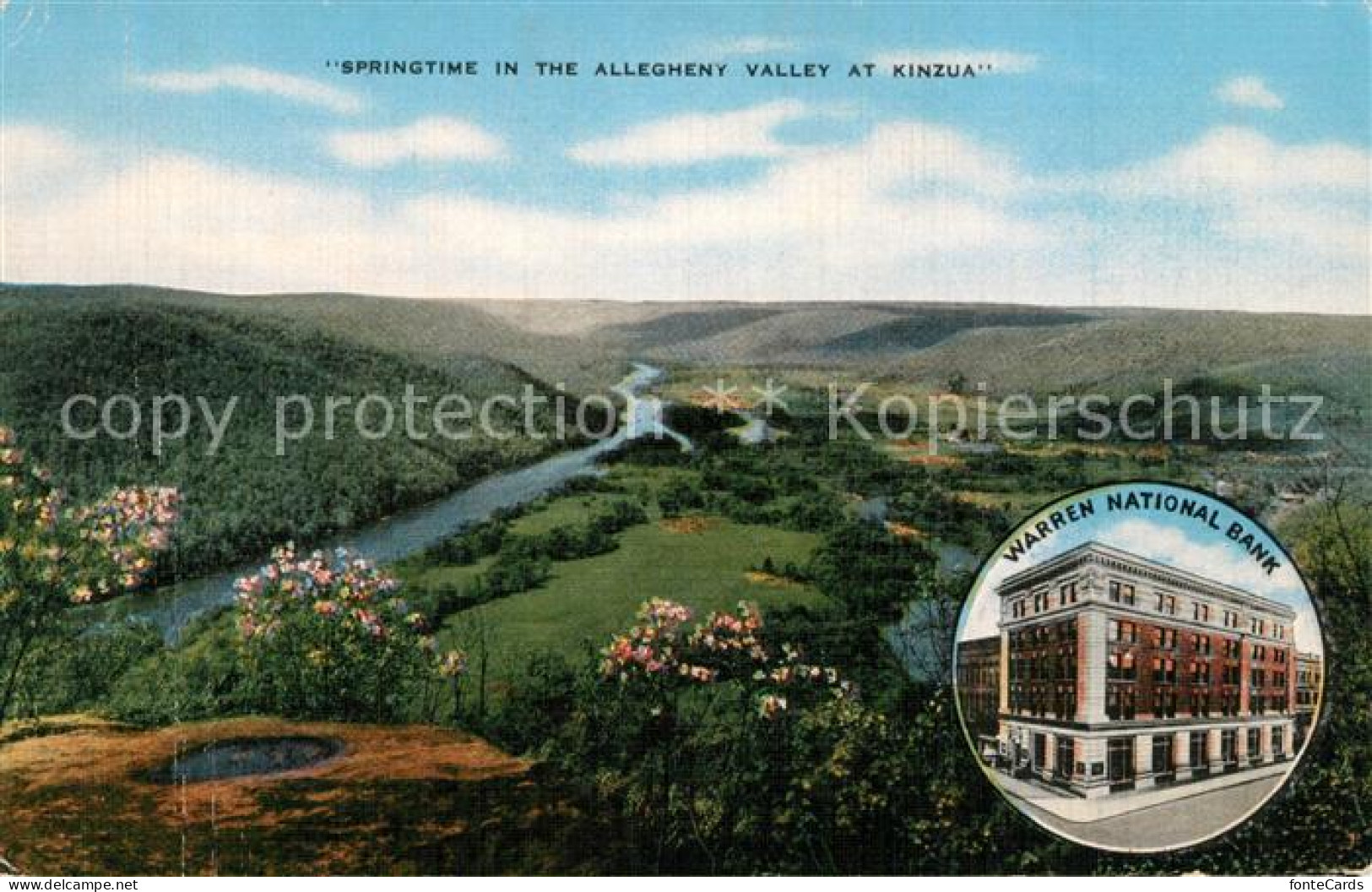 73588792 Kinzua_Warren Springtime In The Allegheny Valley Warren National Bank - Sonstige & Ohne Zuordnung