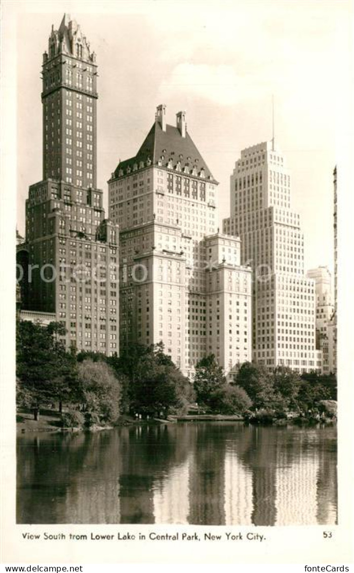 73588786 New_York_City View South From Lower Lake In Central Park - Altri & Non Classificati