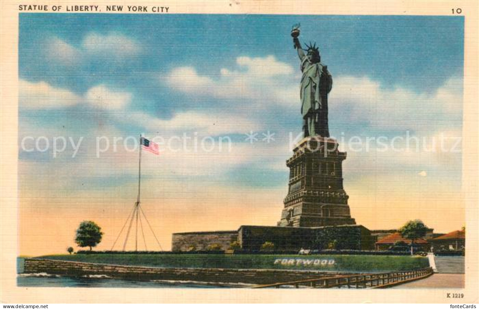 73588780 New_York_City Statue Of Liberty Illustration - Andere & Zonder Classificatie