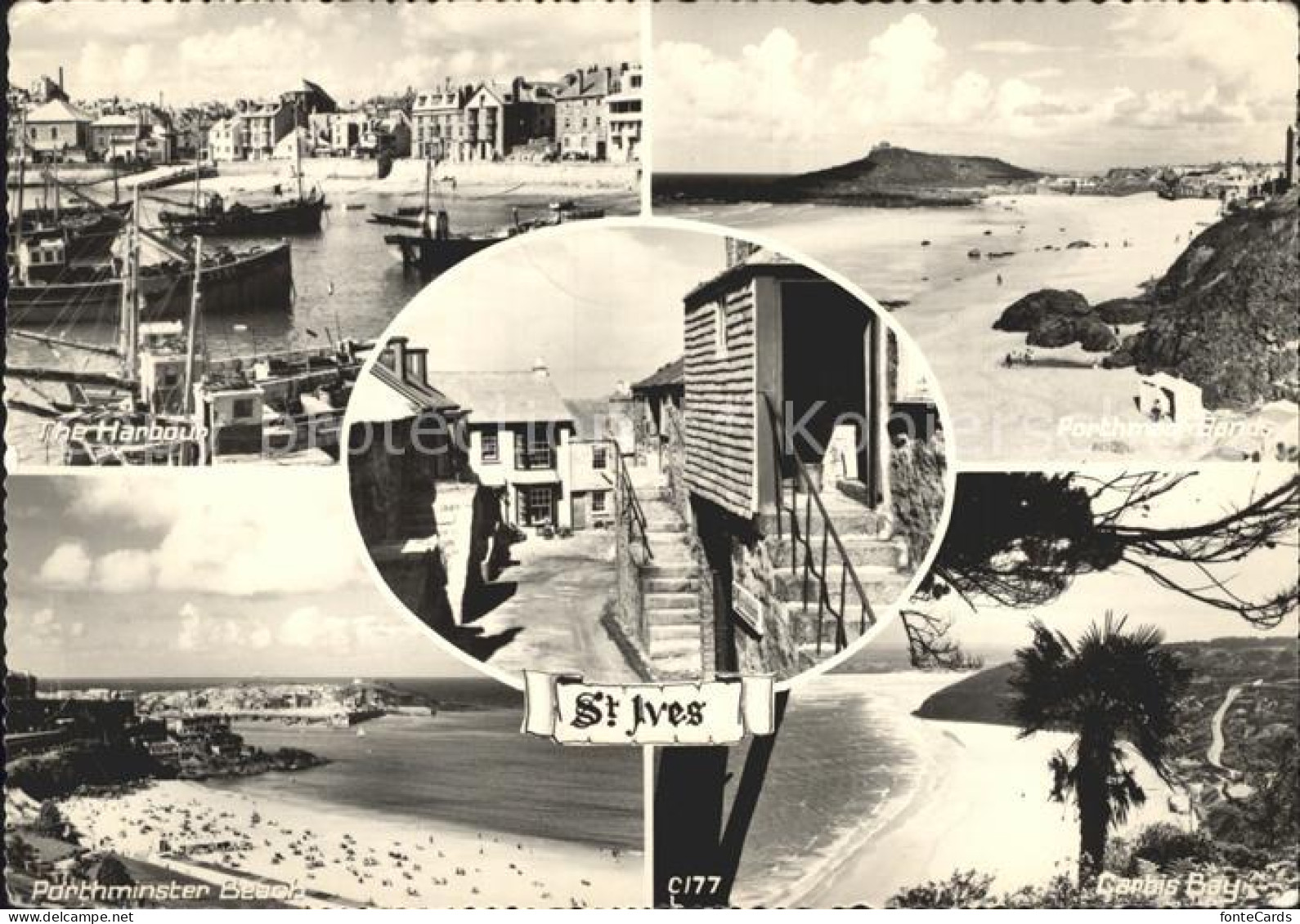 72168929 St Ives Cornwall The Harbour Porthminster Beach Porthsmeor Sands Carbis - Sonstige & Ohne Zuordnung