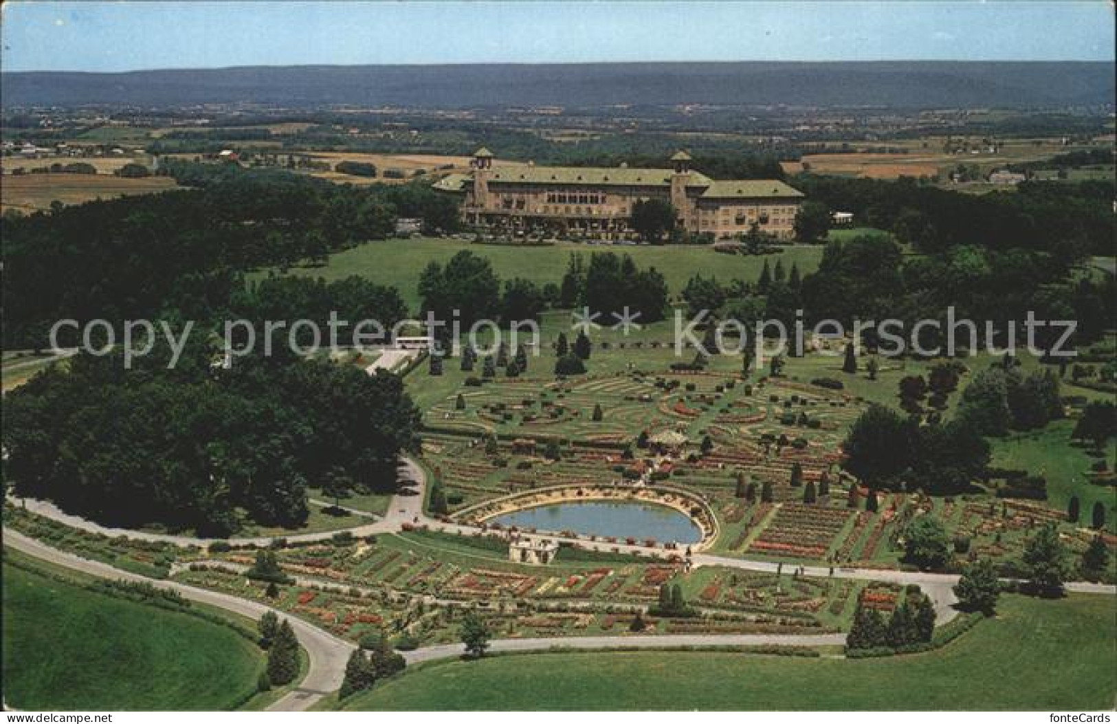 72167570 Hershey Pennsylvania Chocolate Town Aerial View Of Hershey Rose Gardens - Other & Unclassified