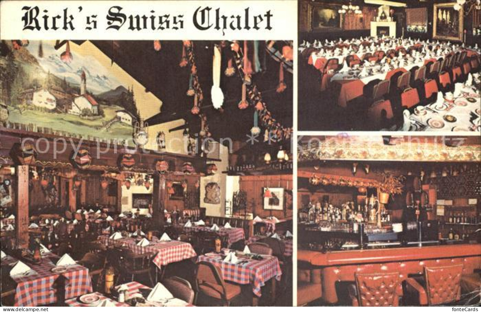 72167562 Palo_Alto Ricks Swiss Chalet Gastraum Theke - Altri & Non Classificati