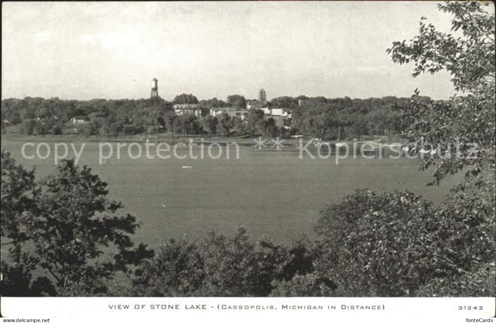 72167316 Cassopolis View Of Stone Lake - Sonstige & Ohne Zuordnung