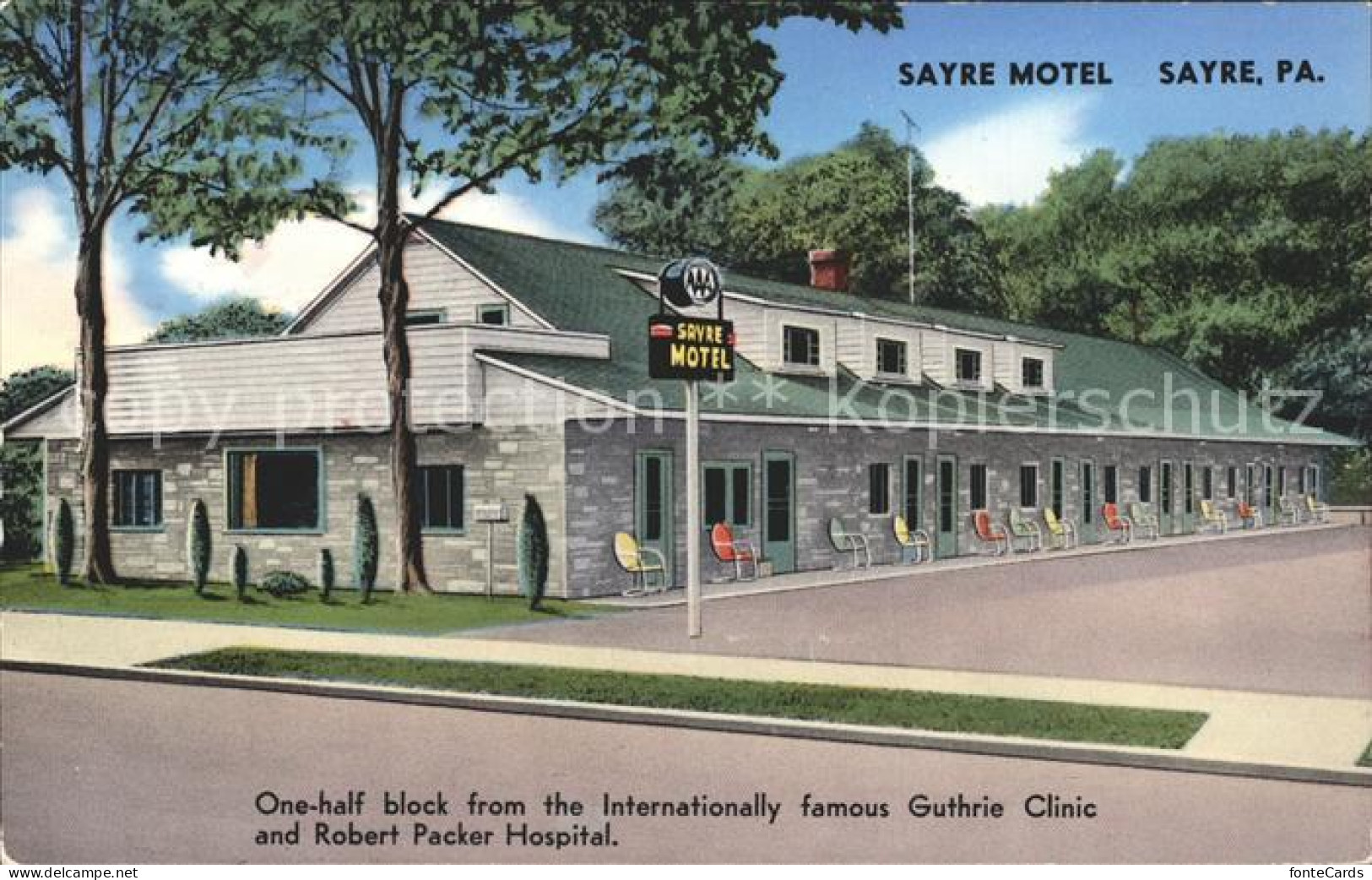 72167280 Sayre Pennsylvania Sayre Motel Sayre Pennsylvania - Autres & Non Classés