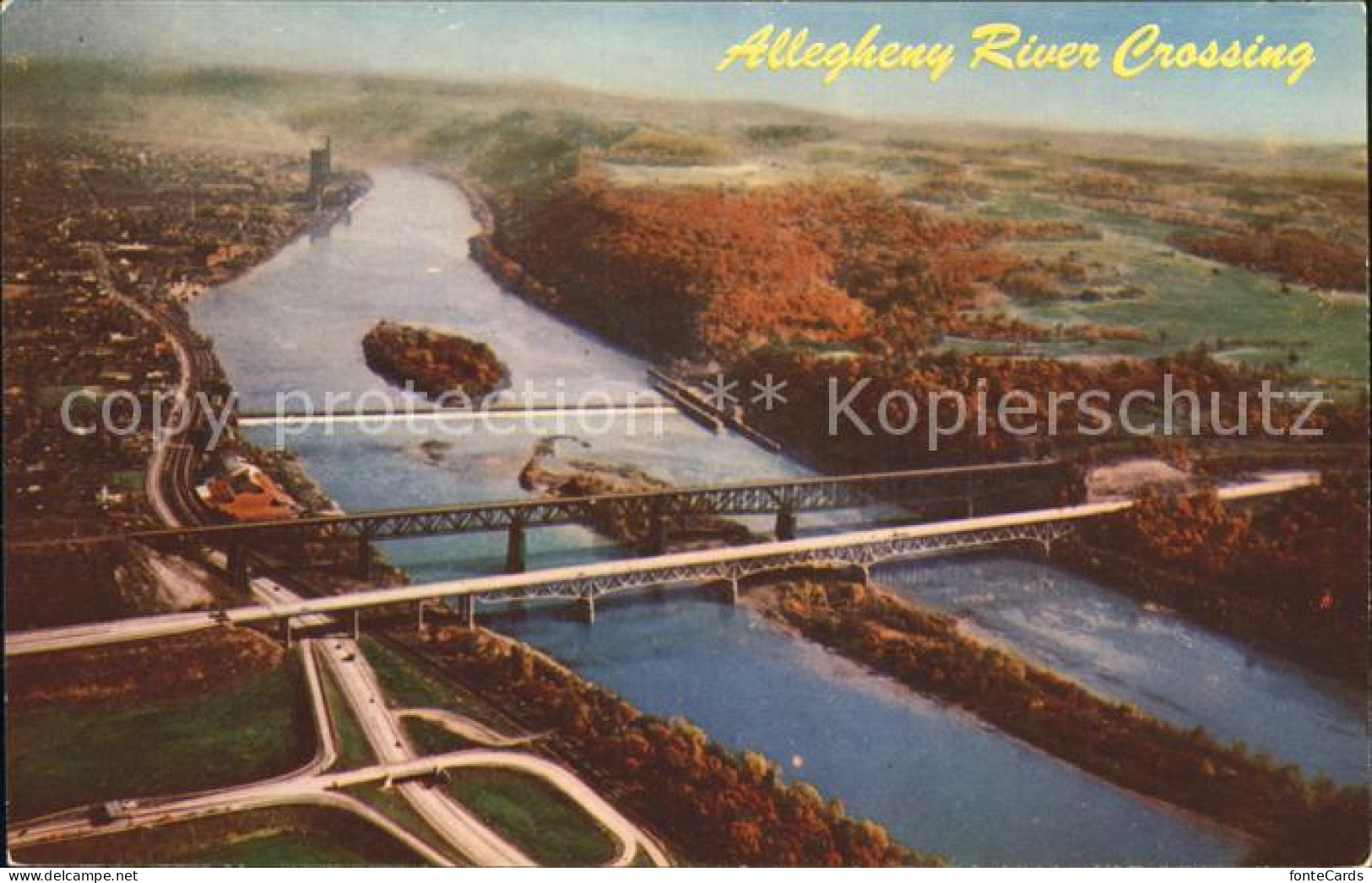 72167264 Pennsylvania Turnpike Allegheny River Crossing Highway Pennsylvania Tur - Andere & Zonder Classificatie