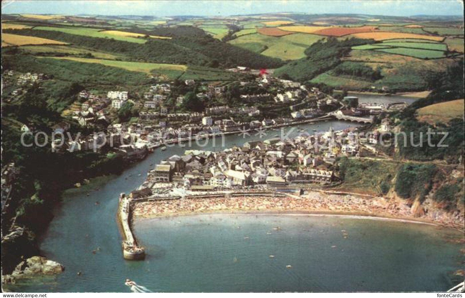 72167195 Looe Aerial View Looe - Other & Unclassified