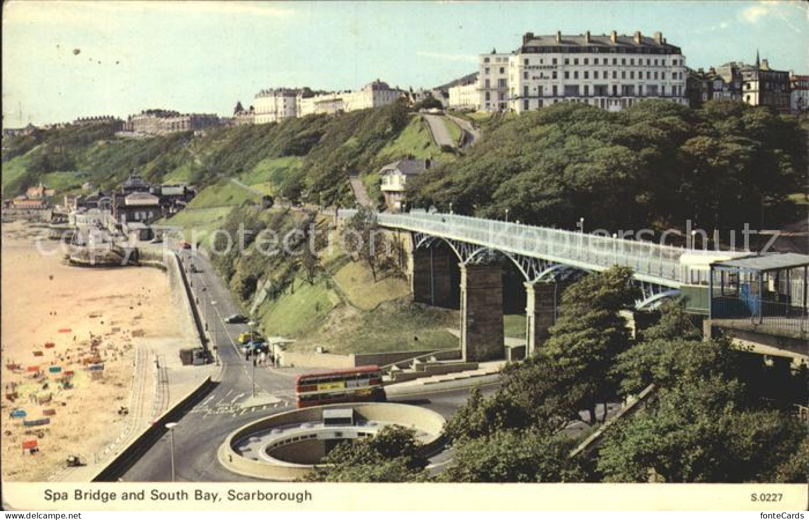 72167167 Scarborough UK Spa Bridge And South Bay Beach Scarborough UK - Other & Unclassified