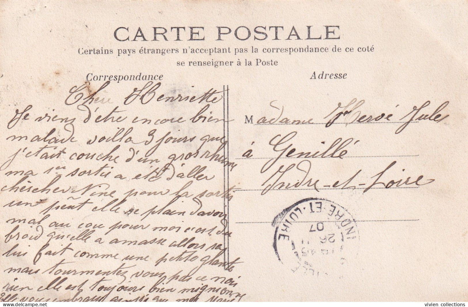 Paris XI La Rue Nemours édit. CM N° 567 Colorisée Circulée 1907 - District 11