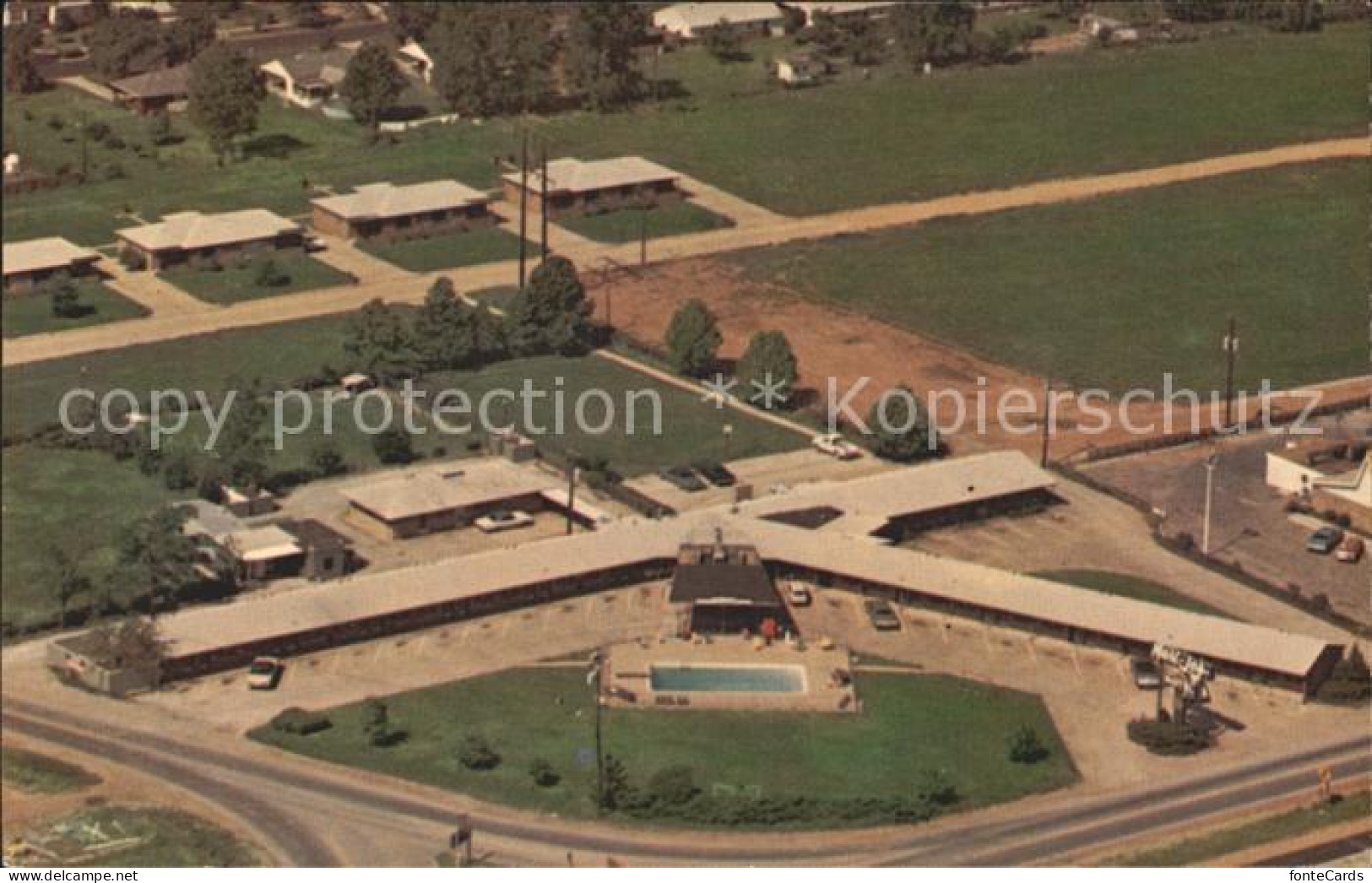 72161552 West_Memphis Mari Jes Motel Aerial View - Andere & Zonder Classificatie