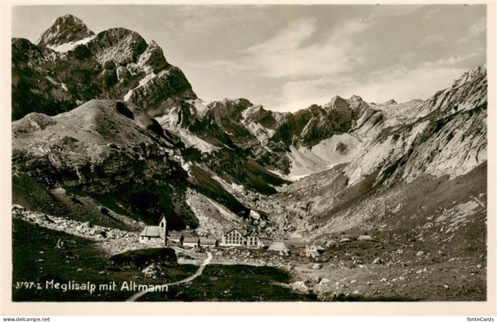 13949485 Meglisalp_1520m_Altmann_AR Panorama Blick Gegen Altmann Appenzeller Alp - Autres & Non Classés